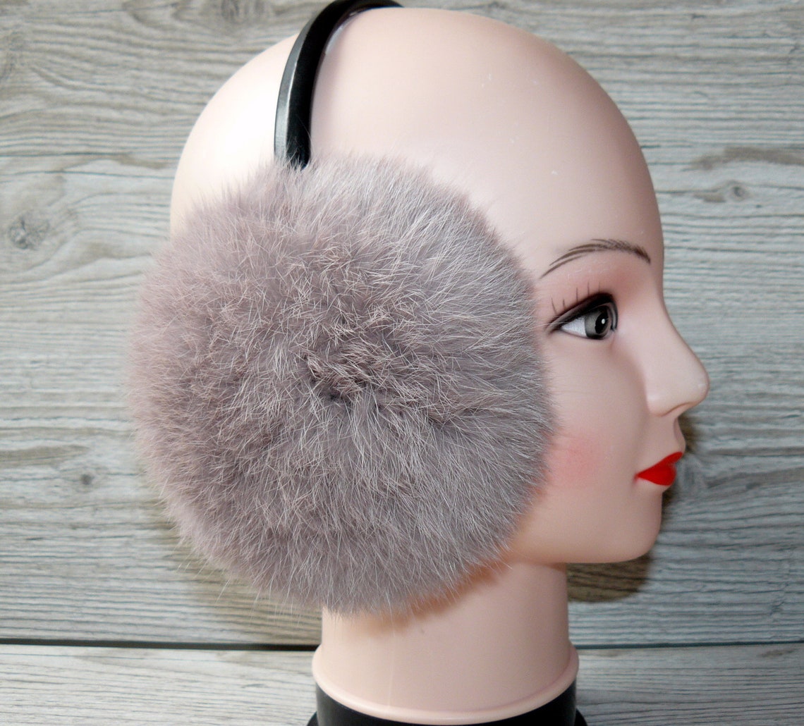 Girls' Fur Earmuffs Rabbit Fur Ear Muffs Warm Earmuffs Etsy