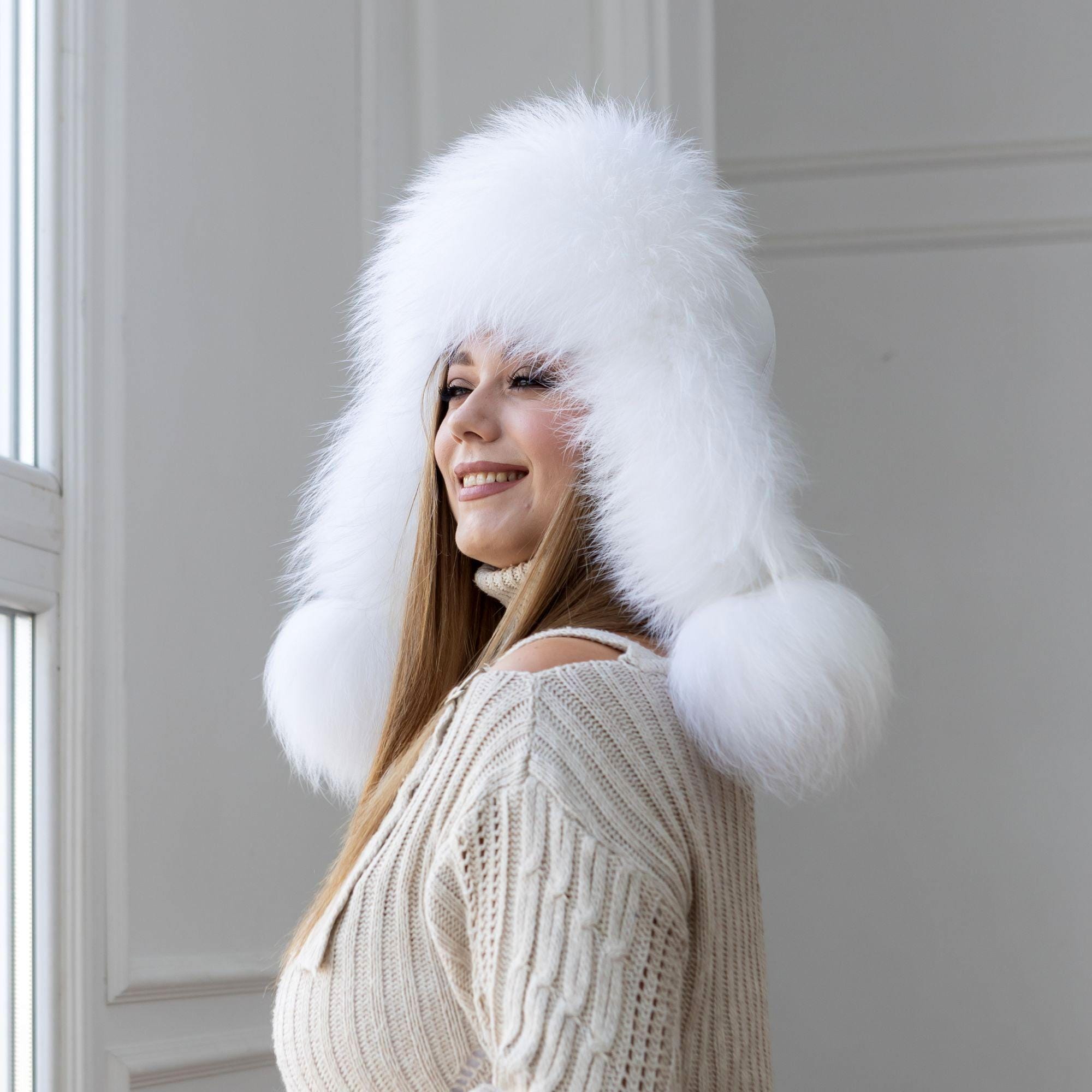 商品 White cap fur flight duck the save 帽子 – JAPAN DUCK THE SAVE – 帽子