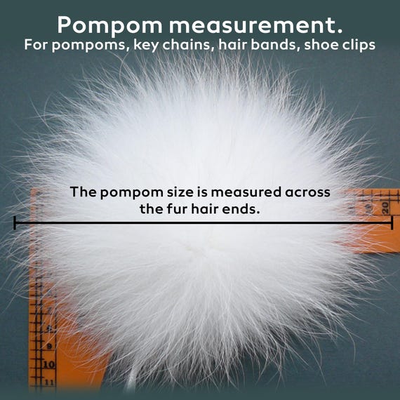 10 Pompon In Pelliccia Sintetica 10 Cm - Morbidi E Soffici Per Cappelli E Borse - Foto 11