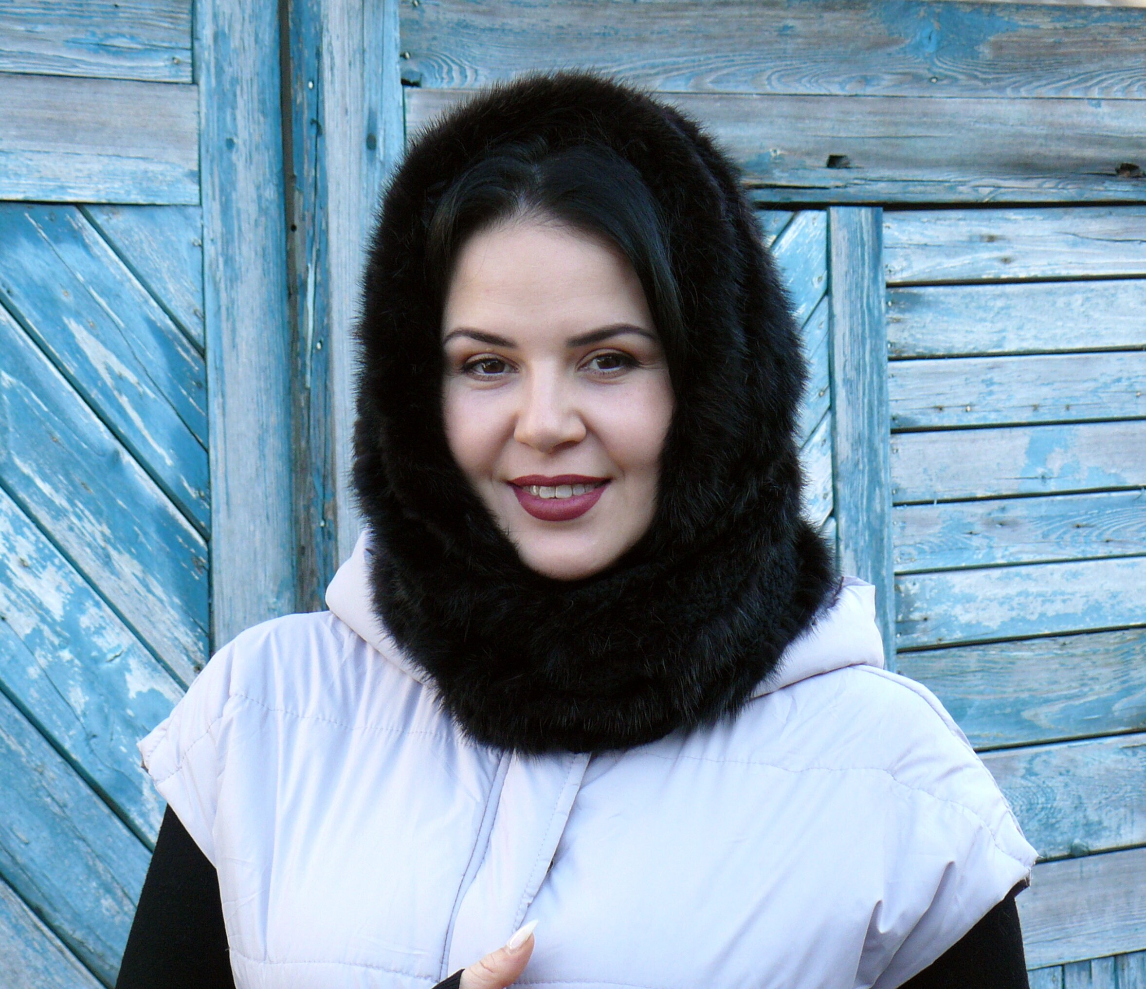 Black Mink Scarf Minky Fur Infinity Scarf Real Mink Fur Etsy Australia