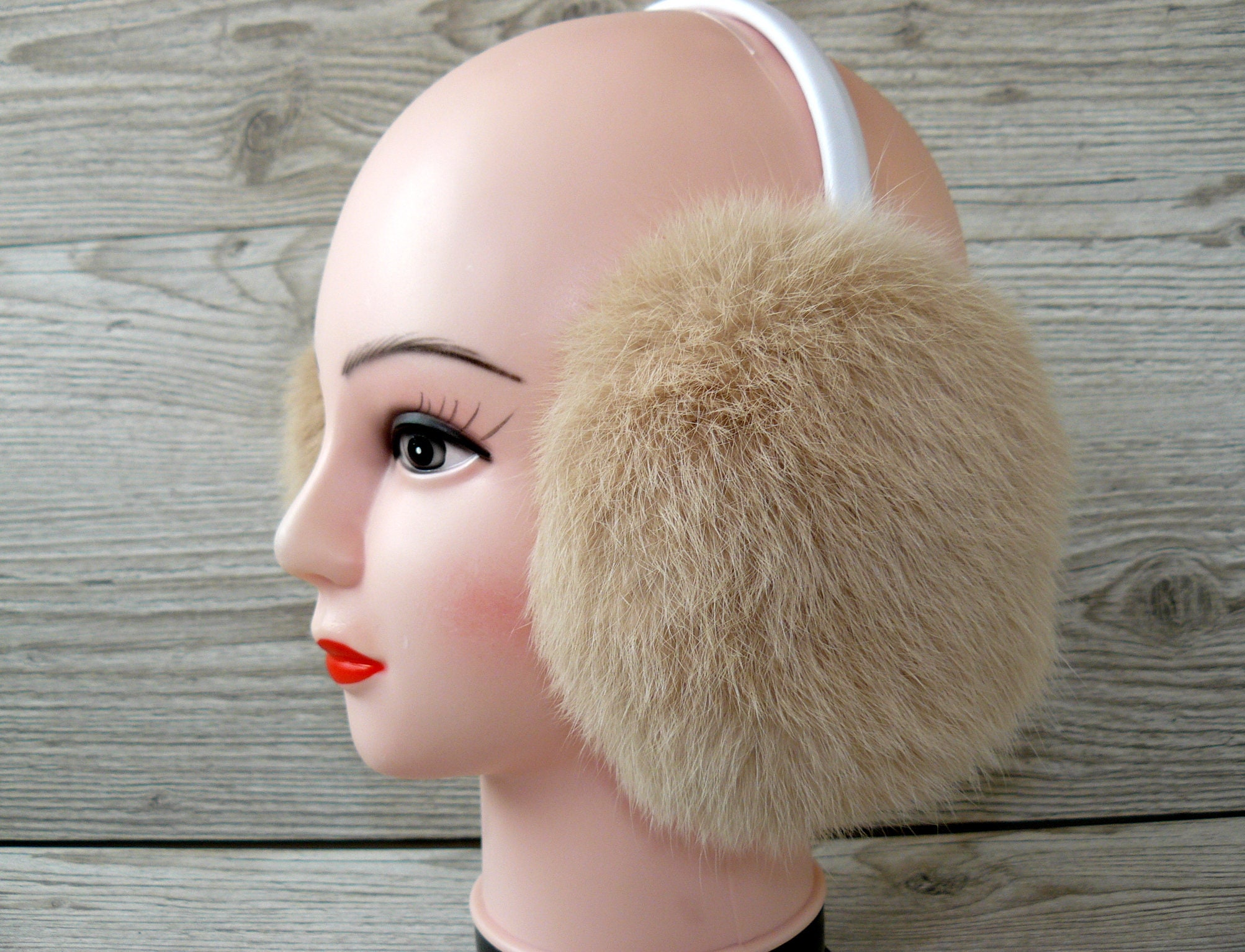 Real Fur Earmuffs for Women and Girls Rabbit Fur Ear Muffs - Etsy