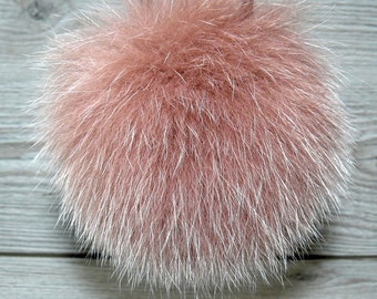 Fur pompom hair tie, Fur ponytail holder, Fuzzy pom pom ball, Fluffy scrunchies, Furry hair elastic, Hair accessories for women or girl