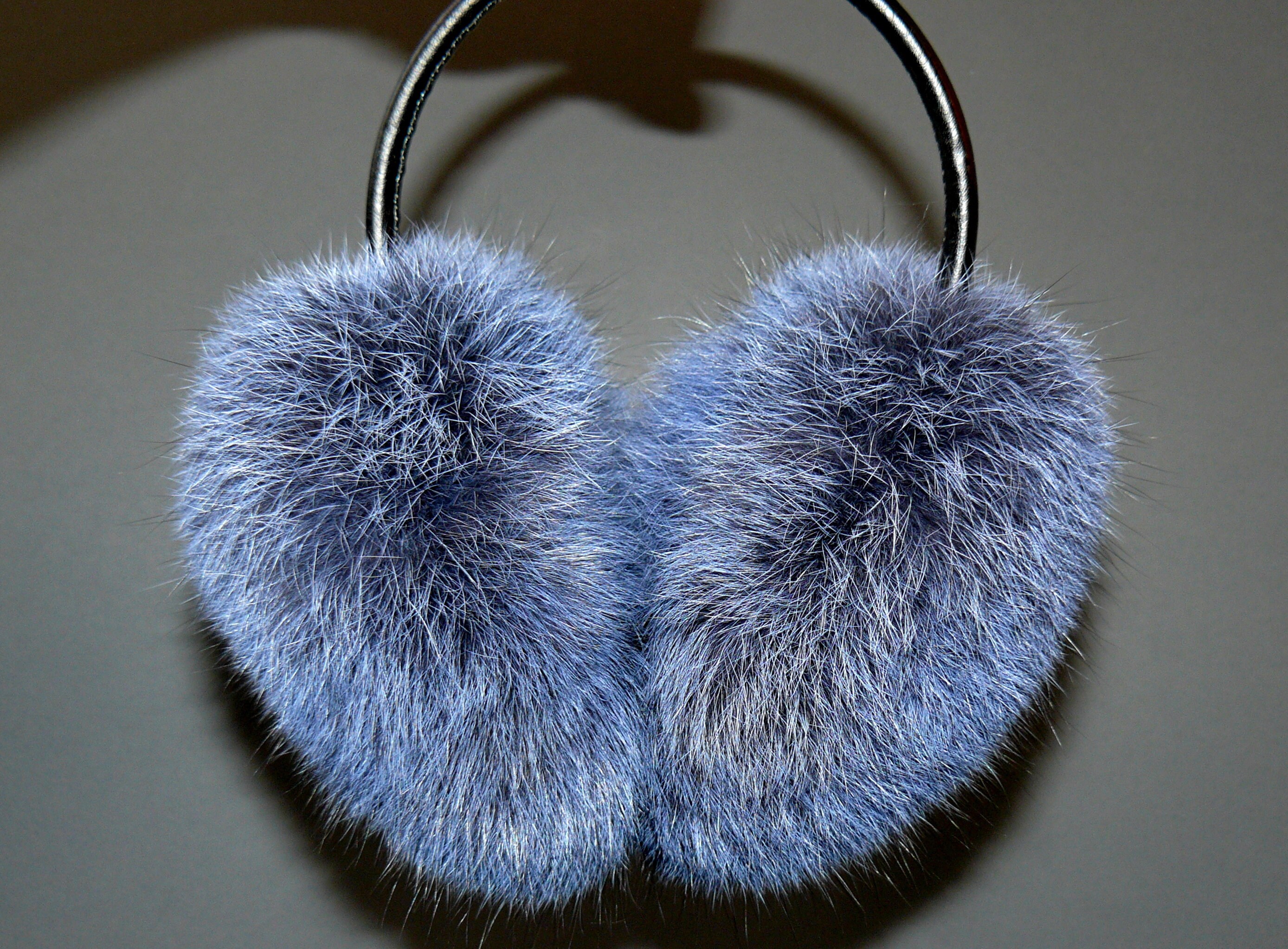 Real Fur Earmuff Ear Muff Women White Fur Earmuffs Rabbit Etsy