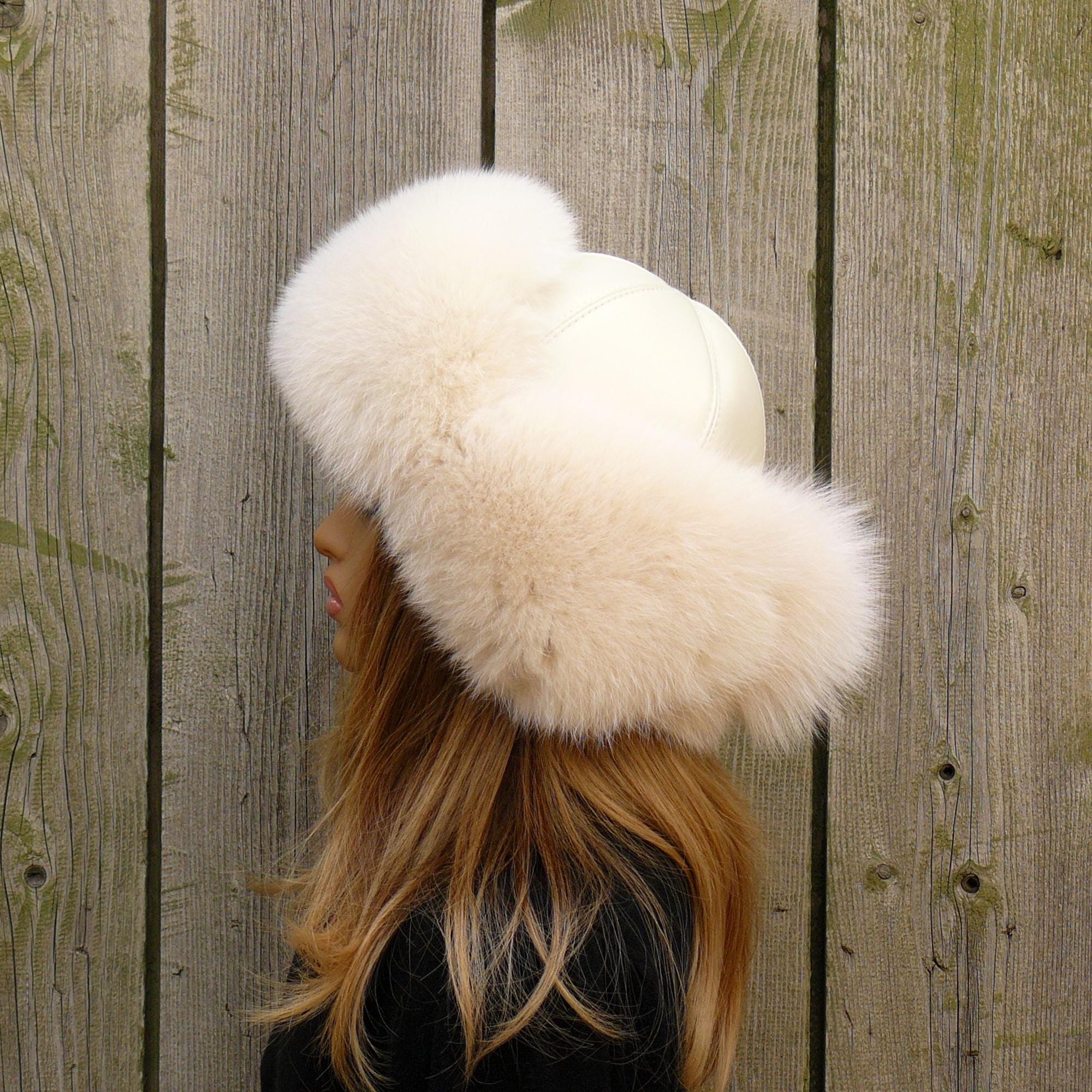 Luxurious Cream and Brown Fur Hat MajesticFilatures4655.jpg?crop  main image 2