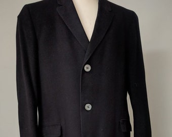 Men's Cashmere Winter Coat 1960s Sz around 44