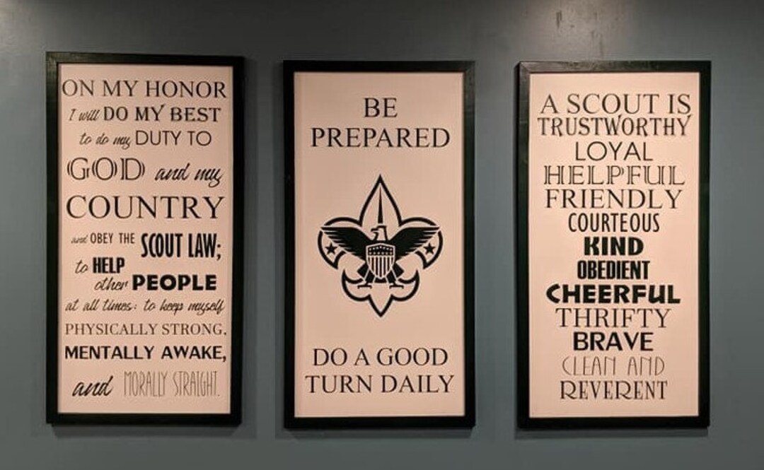 Boy Scout Sign / Scout Law / Scout Oath / Scouts / Scout Sign / Boy ...