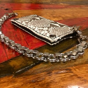 Tassen & portemonnees Portemonnees & Geldclips Portemonnee met ketting 14 Gauge Galvanized Steel 2 Foot 42 Celtic Visions Chainmail Wallet Chain Handcrafted 