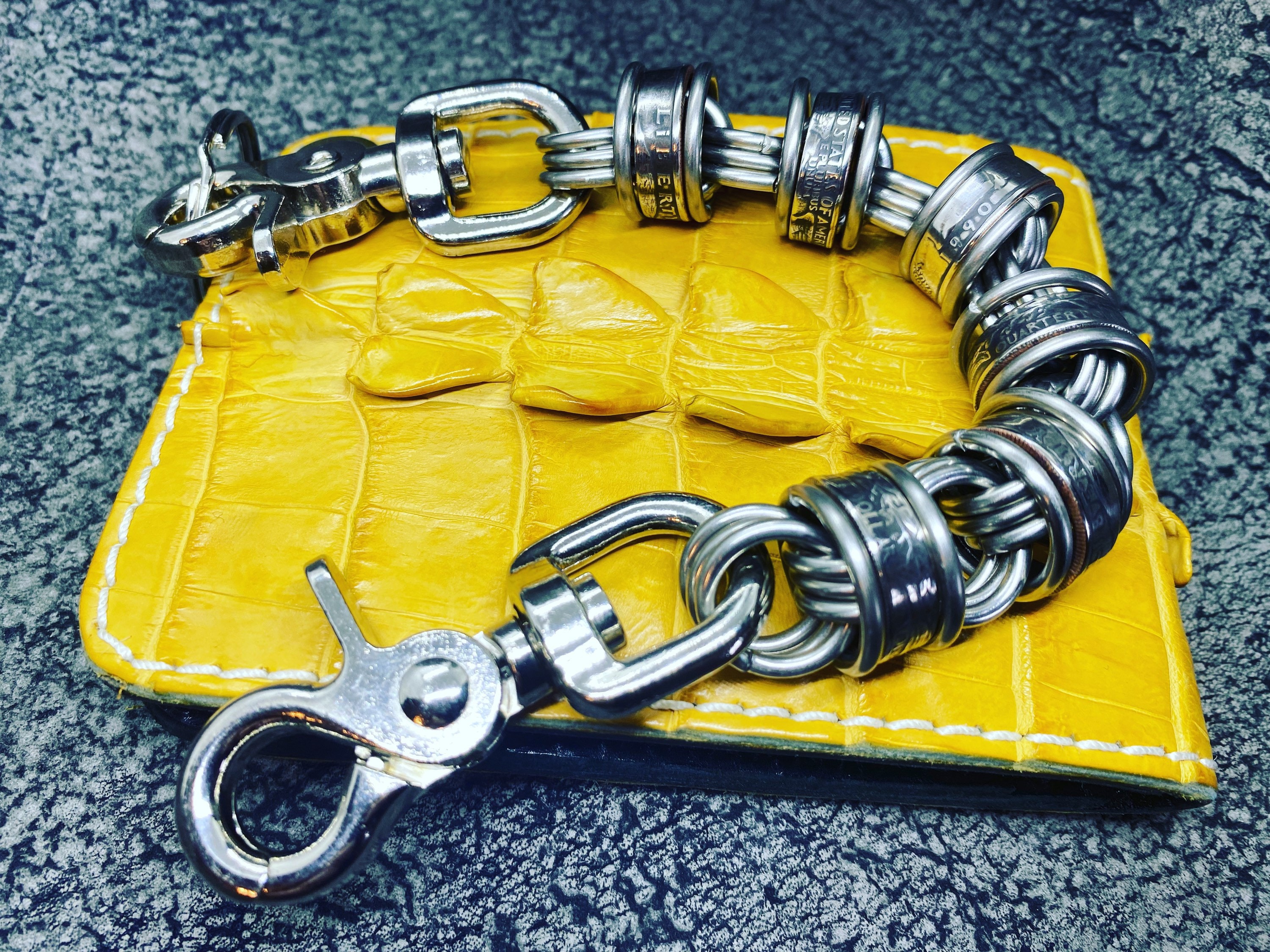 Anvil Customs Chainmaille Wallet Chain Clasp - Brass