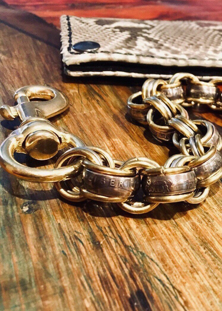 Brass Wallet Chain - Etsy