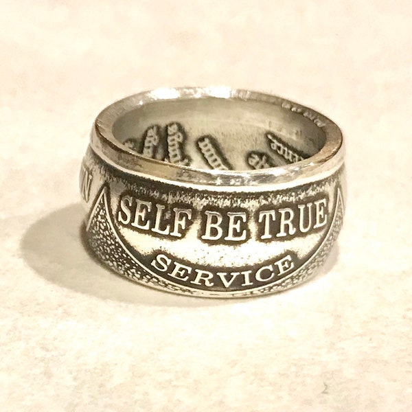 Silver AA Chip Ring