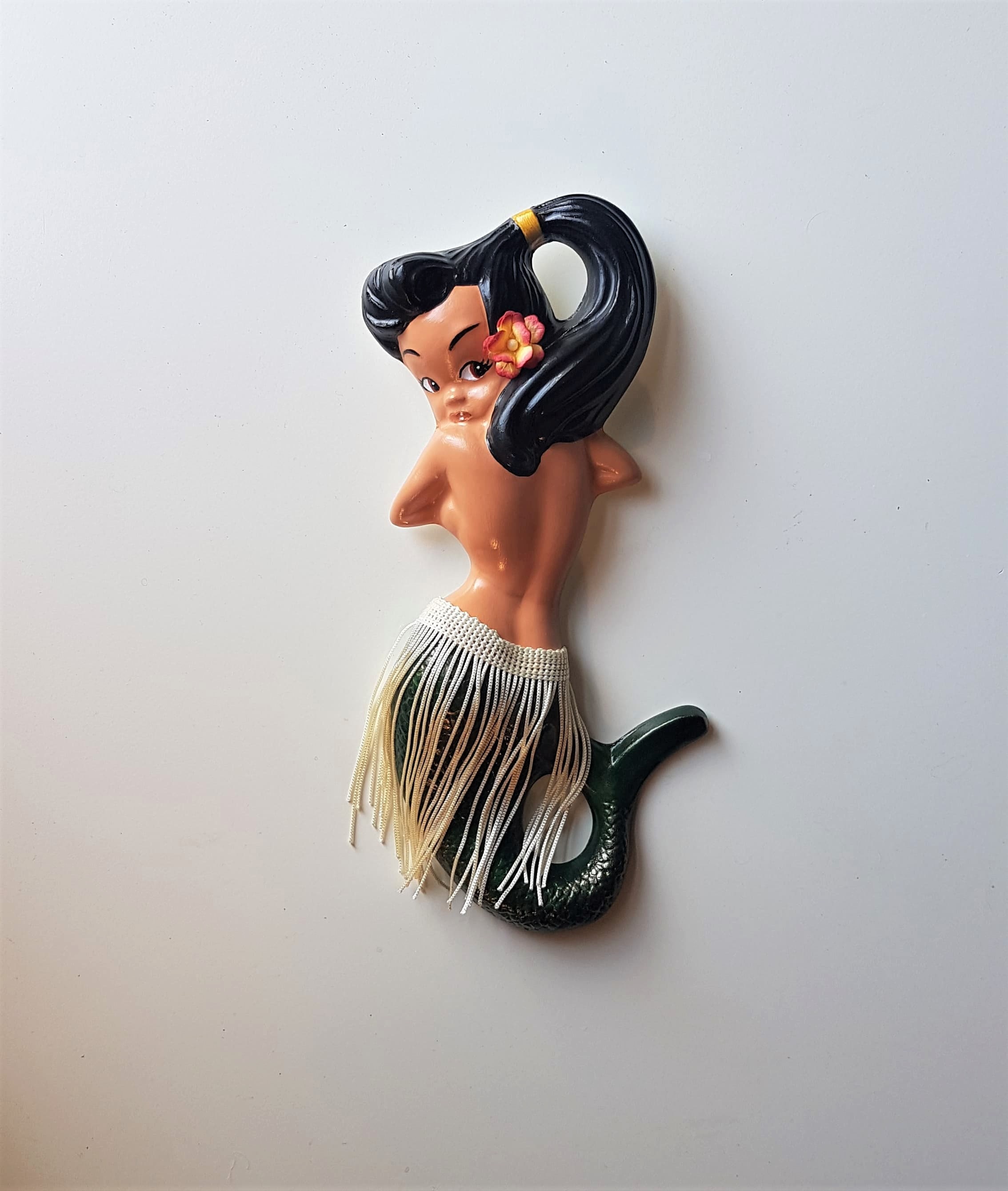 Vintage Hawaiian Hula Girl Chalkware - Etsy