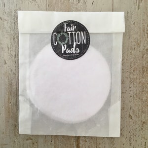 5 cotton pads gentle terry cloth removal cotton fair in bag packaging