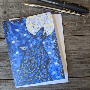Spirit of the Wolf Notecard