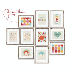 Girl Bedroom Decor, Girl Room Print Set, Printable Wall Art Set, Blush ...