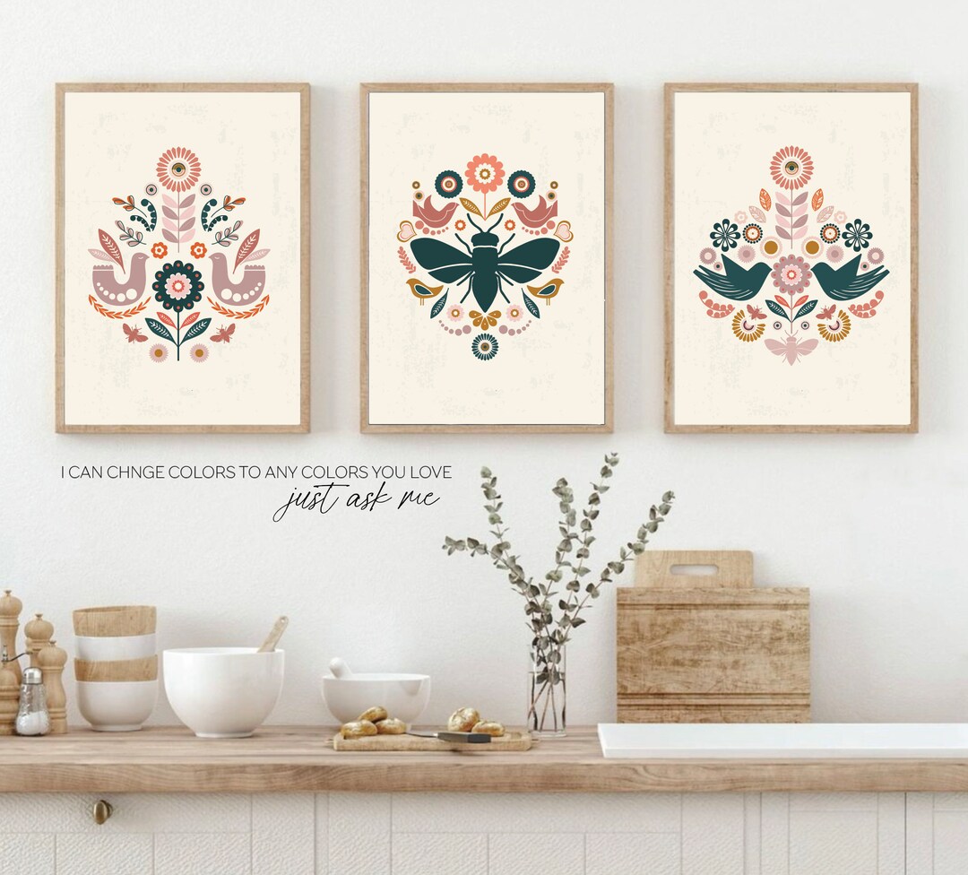 8 Nordic Print Set, Nordic Printables, Scandinavian Decor, Scandinavian Wall Art, Nordic Wall ...