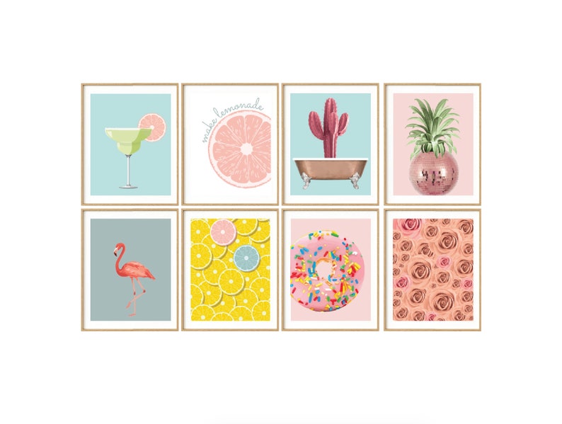 Tween Girl Bedroom Wall Art Teen Girl Room Decor Girl Room Etsy