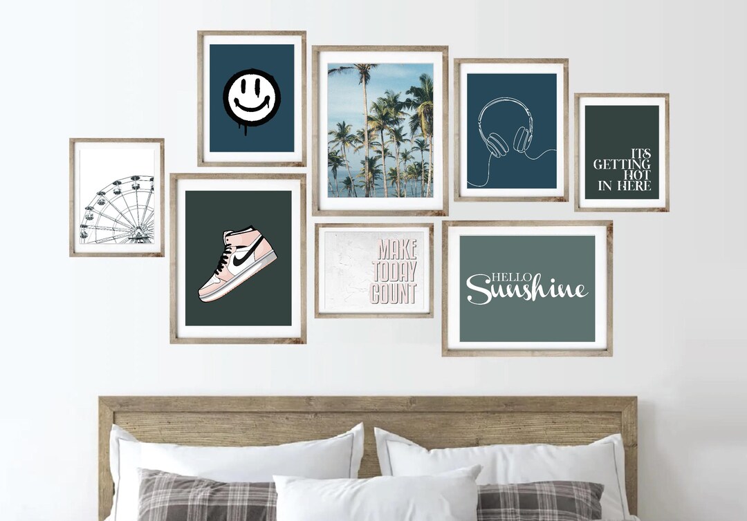 35 Teen Boy Wall Art, Teen Boy Wall Decor, Boys Room Wall Decor Set ...