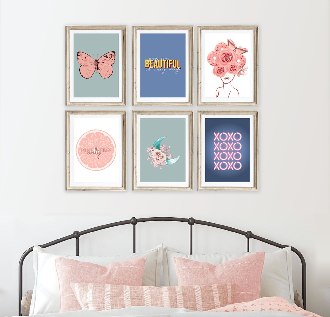 Whimsical Girl Wall Art Girl Room Decor Teen Girl Room Art Etsy