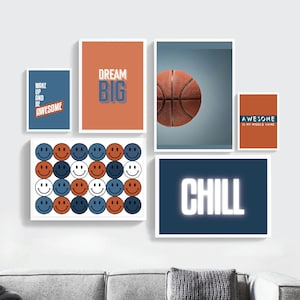 Boys Room Wall Art, Boys Room Print Set, Teen Boy Wall Decor, Printable ...