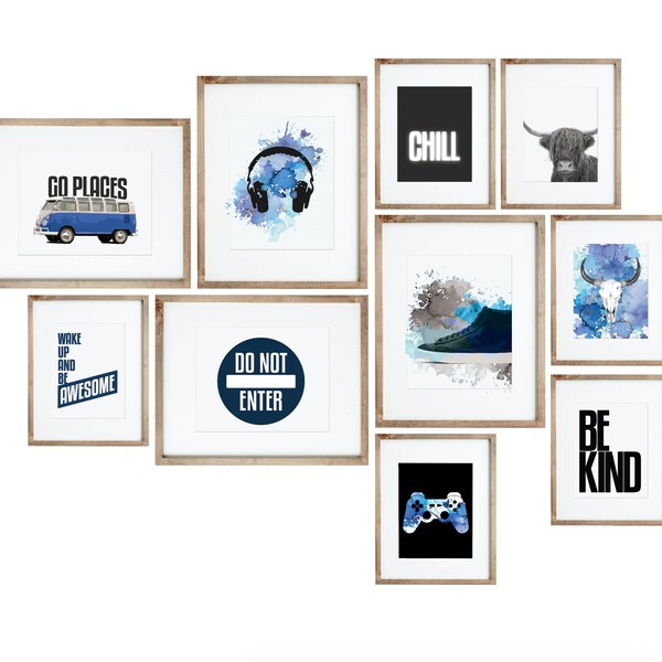 Boys Room Prints Etsy