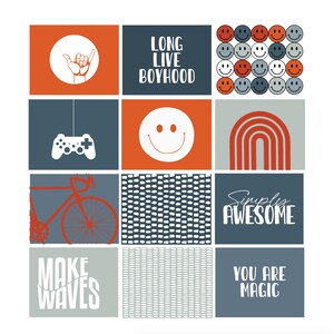 29 Printable Wall Art, Teen Boy Room Decor Set, Inspirational ...