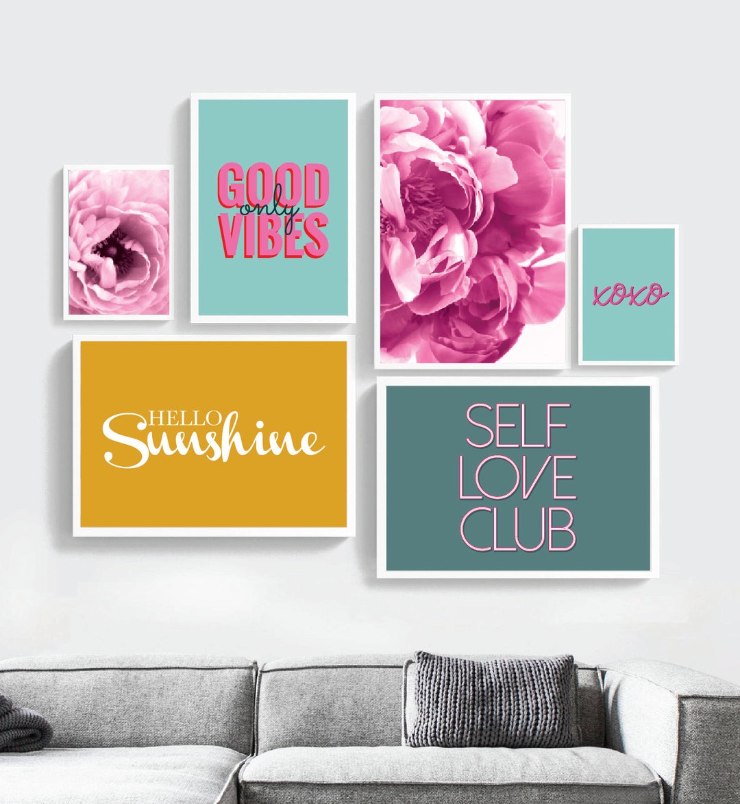 20 Teen Room Colorful Artwork, Teen Girl Wall Art, Teen Wall Decor