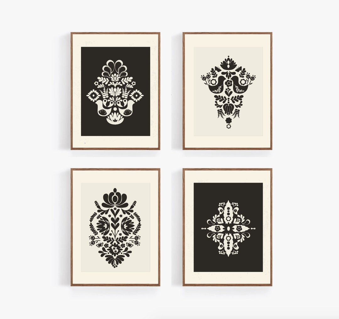 8 Cream and Gray Nordic Print Bundle, Scandi Modern Artwork Set, Nordic