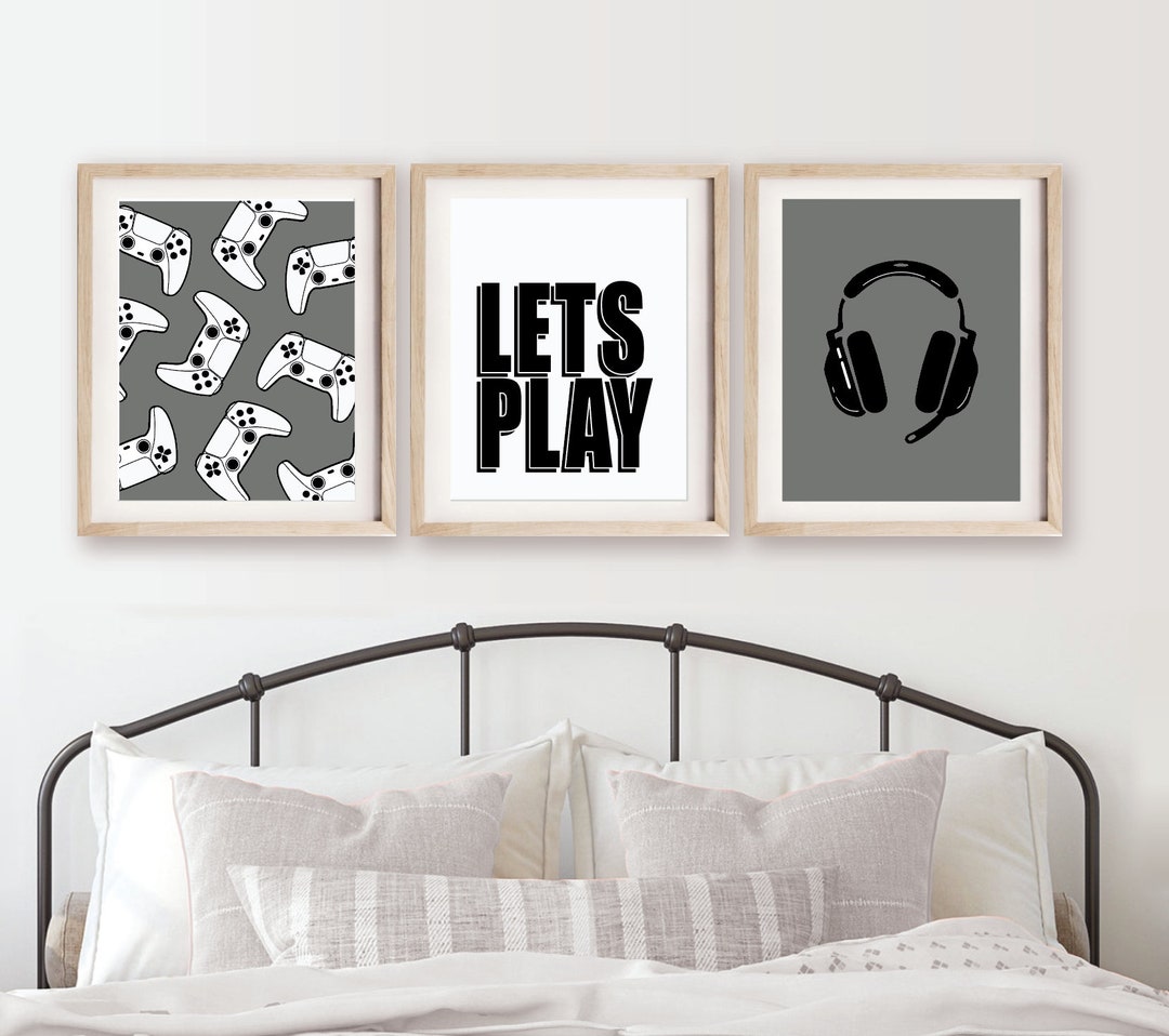 3 Teen Boy Room Decor, Printable Wall Art Set, Teen Room Wall Art, Teen