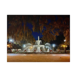 Forsyth Park Frozen Fountain - 2022