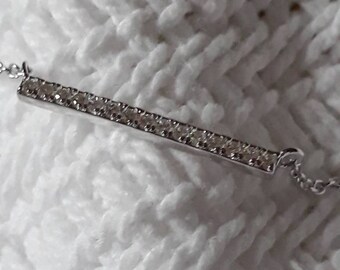 Long Sterling Tie Bar