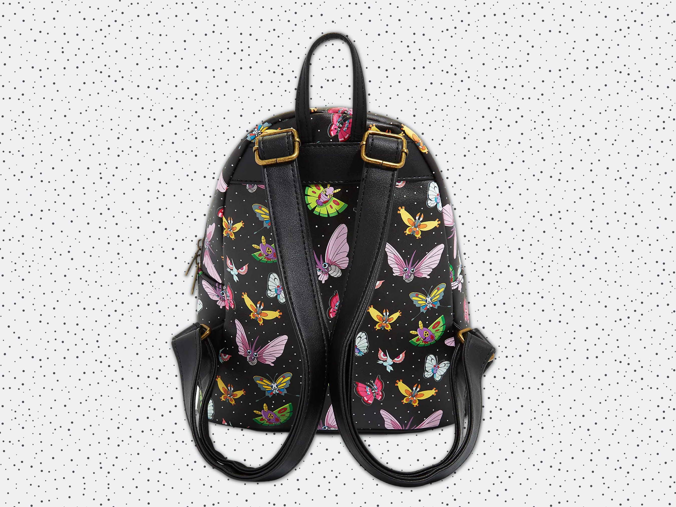 Loungefly Multicolor Pokemon Butterfly Mini Backpack - Black Loungefly Exclusive Butterfly Pokemon Mini | Mercari main image 2
