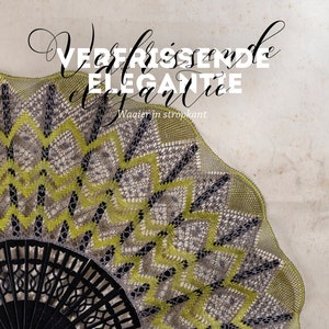 New Folio Fan in Tie Lace - Annie Vancraeynest Bobbin Lace Patterns. Kantcentrum Full size w/ working diagrams & finished picture not a book