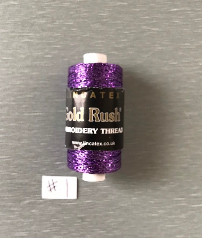 Metallic Bobbin Lace Thread Gold Rush Embroidery Thread 100 Etsy