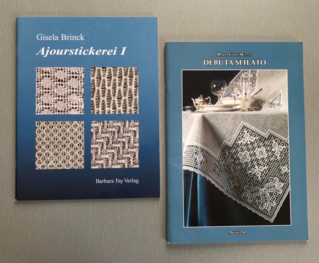 Needle Lace Books 29.50 Each Ajourstickerei I by Gisela Etsy