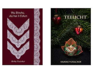 IN Stock!!!  Bobbin Lace Booklets 17.50-24.50ea - Ulrike Voelcker- Die Binche 24.50 3 Binche Patterns or Teelicht 17.50- both for 41.50