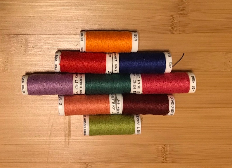 Linen Lace Threads for Bobbin Lace Londonderry 80/3 Color - Etsy