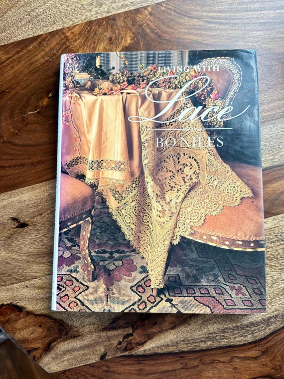 Lace Book, Hard Cover, 32.50, Living With Lace by Bo Niles