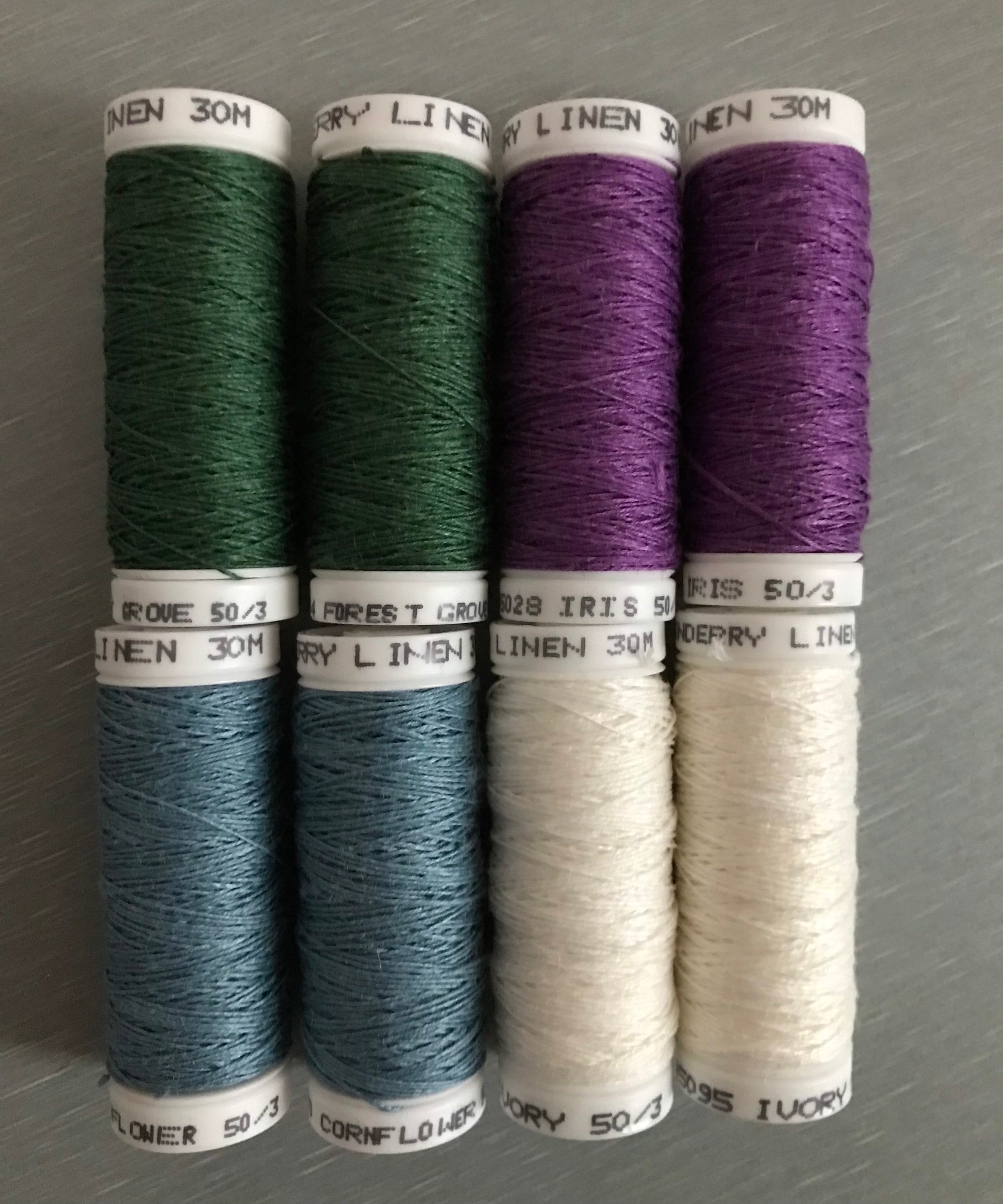 Linen Lace Threads for Bobbin lace Londonderry 50/3 Color Etsy