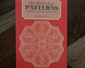 Bobbin Lace Book by Tiny Zwaaaaal-Lint - Out of Prints New Bobbin Lace Patterns 35 patterns with tear-out prickings - many techniques