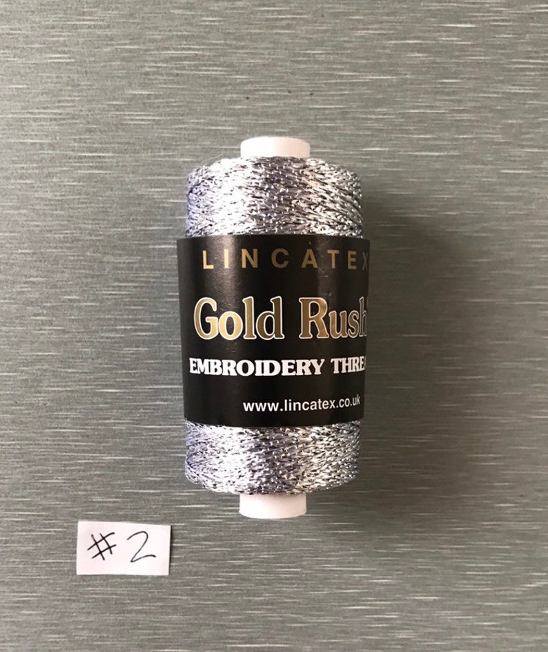 Metallic Bobbin Lace Thread Gold Rush Embroidery Thread 100 Etsy