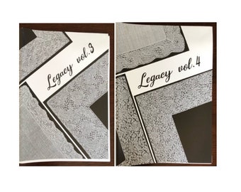 Binche Bobbin Lace Folio's de Kumiko Nakazaki Legacy Vol. 3 29,50 o Legacy vol. 4 29,50 Ambos por 58,50