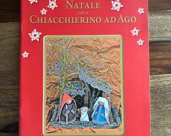 Needle Tatting Book 29.50 each - Natale Con Il Chiacchierino Ad Ago by Alicja Kwartnik written in Italian soft cover book w/ needle tatting