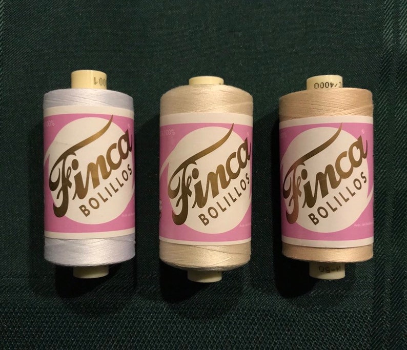 Cotton Bobbin Lace Threads 11.5014.50 /ea No.40 or 100 Finca Etsy