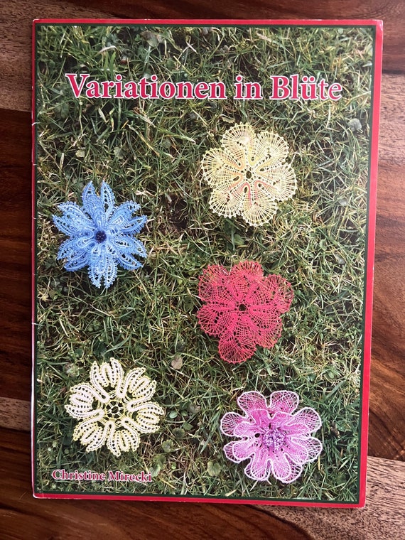 Bobbin Lace Books 32.50 Variationen in Blute by Christine Mirecki