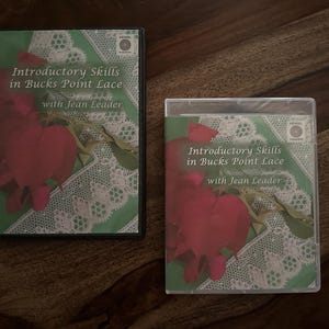 NEW! Bobbin Lace DVD or USB Drive 57.50 each Introductory Skills in Bucks Point Lace with Jean Leader