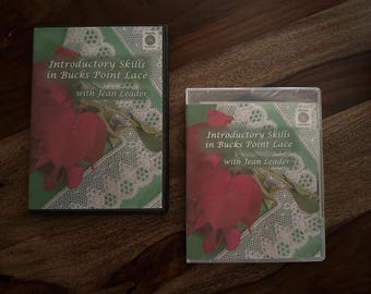 NEW! Bobbin Lace DVD or USB Drive 57.50 each Introductory Skills in Bucks Point Lace with Jean Leader