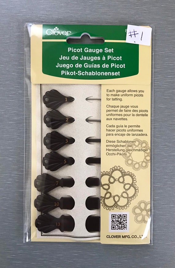 Bobbin Lace & Tatting Tools 14.50 22.50 Ea Clover Picot Gauge Set