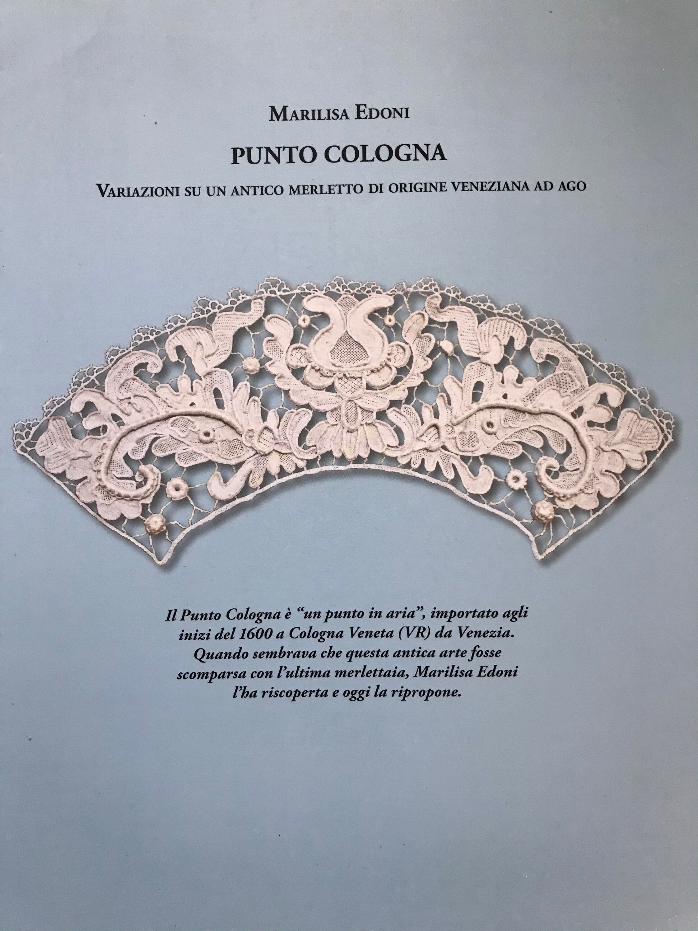 Needle Lace Book 29.50 by Marilisa Edoni Punto Cologna Etsy