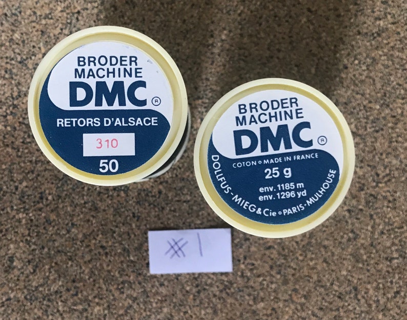 DMC Broder Machine / Retors D'alasce 11.50 Each Available in Size 30 or ...