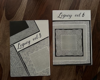 New Binche Bobbin Lace Folio's by Kumiko Nakazaki  Legacy Vol. 5 36.50 or Legacy Vol. 6 36.50 Both for 71.50